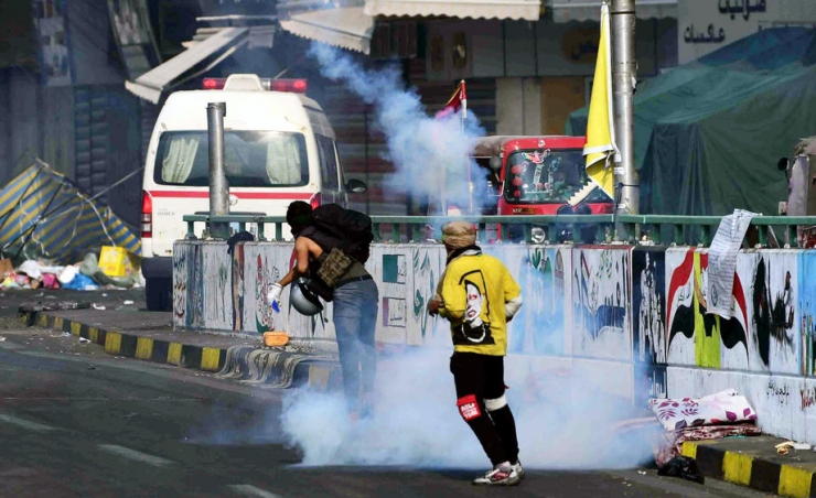 Bağdat’ta Protestoculara Gaz Bombası Atılması Sonucu Ölü Sayısı 3’e Yükseldi