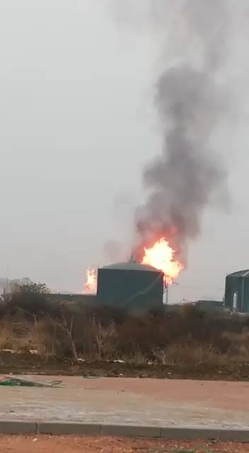 Sütaş Fabrikası’nda Büyük Yangın