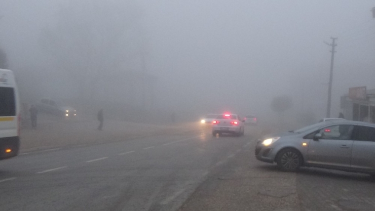 İnegöl’de Sis Yüzünden Göz Gözü Görmüyor