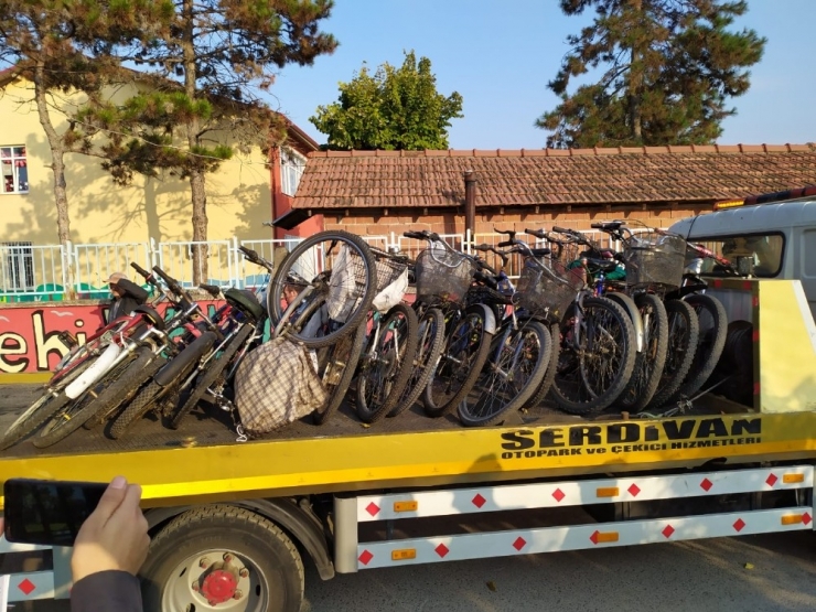 Çalıntı 33 Bisiklet Polis Ekiplerince Bulundu