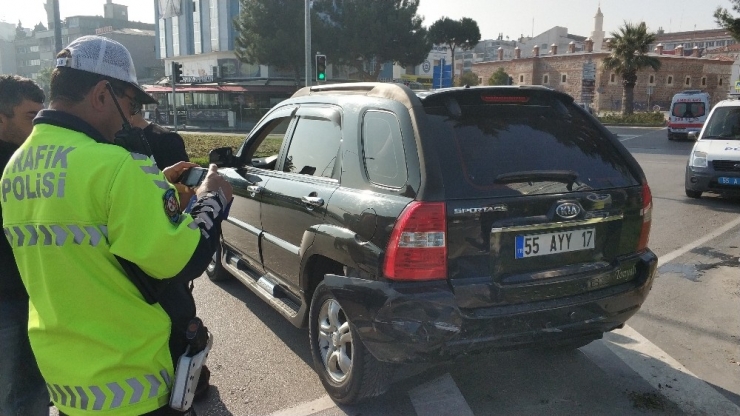 Samsun’da Trafik Kazası: 2 Yaralı