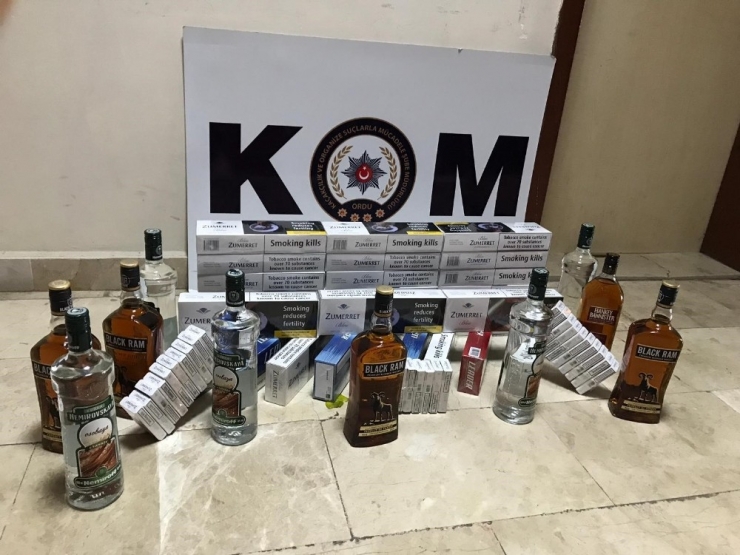 Ordu’da Kaçak İçki-sigaraya Geçit Yok