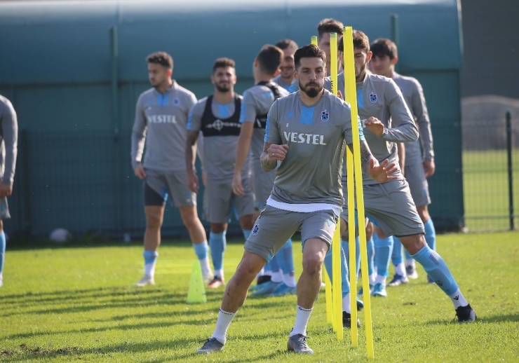 Trabzonspor, Mke Ankaragücü Maçı Hazırlıklarını Sürdürdü