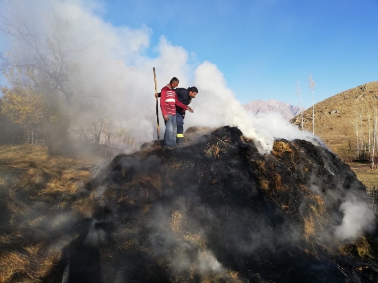 Çatak’ta Ot Yangını