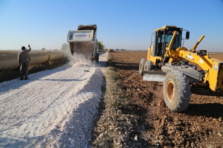 Haliliye’nin Kırsal Mahallerinde Yol Yapımı Sürüyor