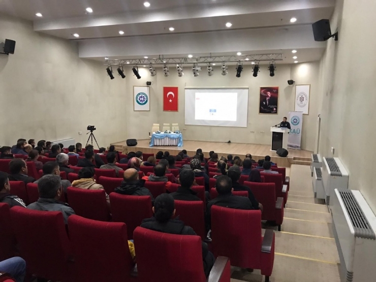 Kafkas Üniversitesi Güvenlik Görevlilerine Eğitim Verildi