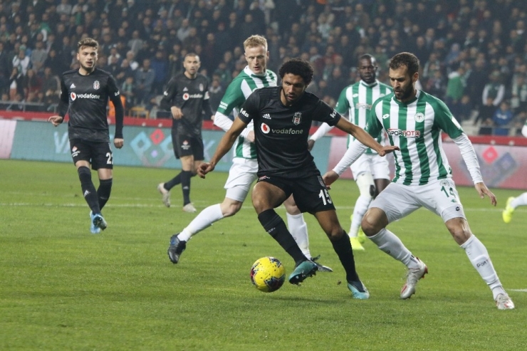 Süper Lig: Konyaspor: 0 - Beşiktaş: 0 (İlk Yarı)