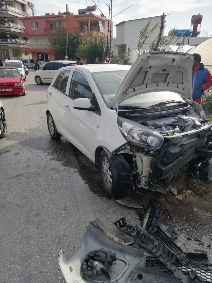 Samandağ’da Zincirleme Kaza