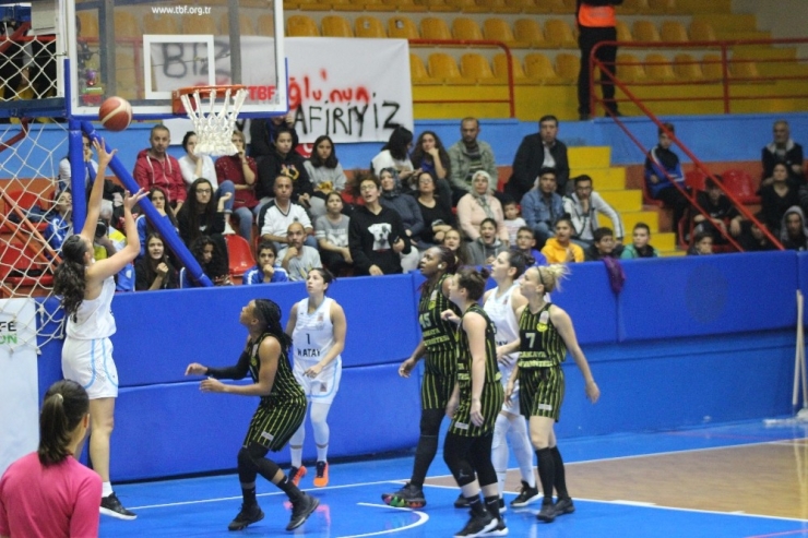 Kadınlar Basketbol Süper Ligi: Hatay Büyükşehir Belediyespor: 70 - Çankaya Üniversitesi: 76