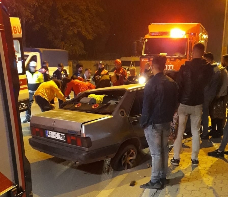 Kahramanmaraş’ta Trafik Kazası: 1 Ağır Yaralı