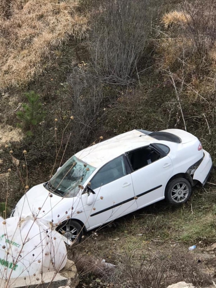 Karabük’te Otomobil Şarampole Uçtu: 7 Yaralı