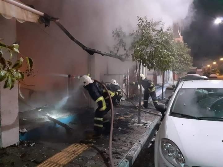 Söke’de Koltuk Tamir Atölyesinde Çıkan Yangın Korkuttu