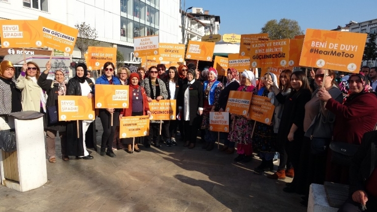 Ordu’da Kadına Şiddete Tepki Gösterildi