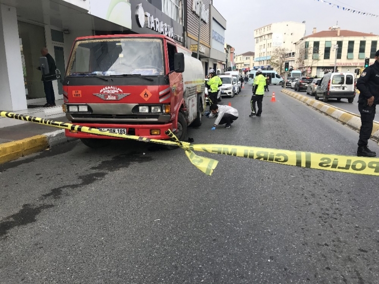 Sarıyer’de Akaryakıt Tankerinin Altında Feci Ölüm