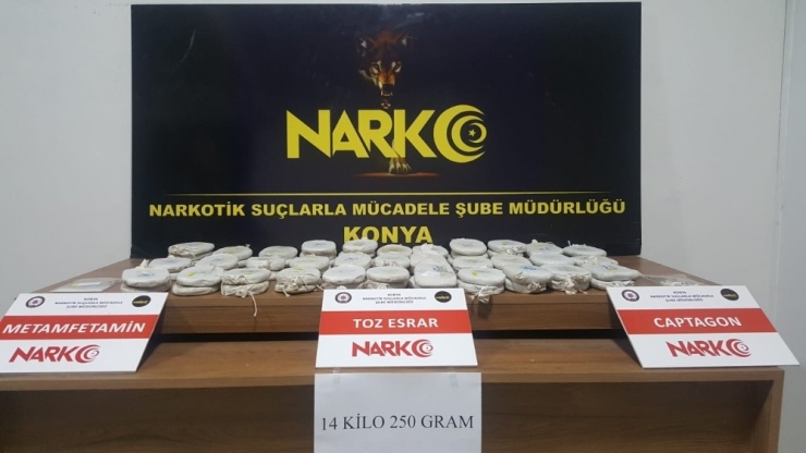 Konya’da Uyuşturucu Tacirlerine Darbe: 13 Gözaltı