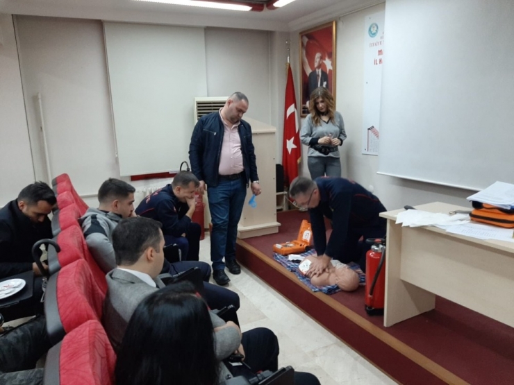 İtfaiye Erlerine Hayati Eğitim