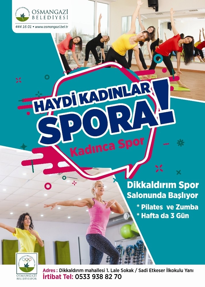 Osmangazi’de Kadınca Spor Başlıyor