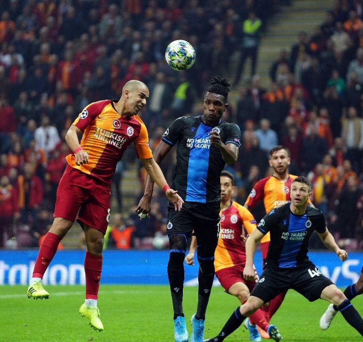 Uefa Şampiyonlar Ligi: Galatasaray: 1 - Club Brugge: 0 (İlk Yarı)