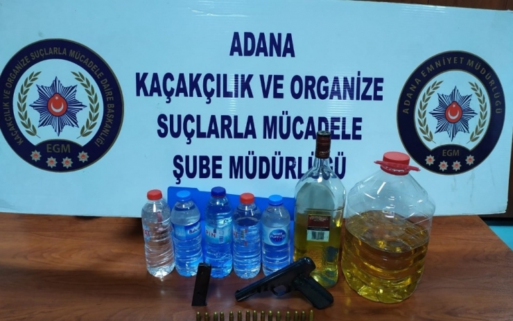Tekel Bayisinde 6 Litre Kaçak İçki Ele Geçirildi