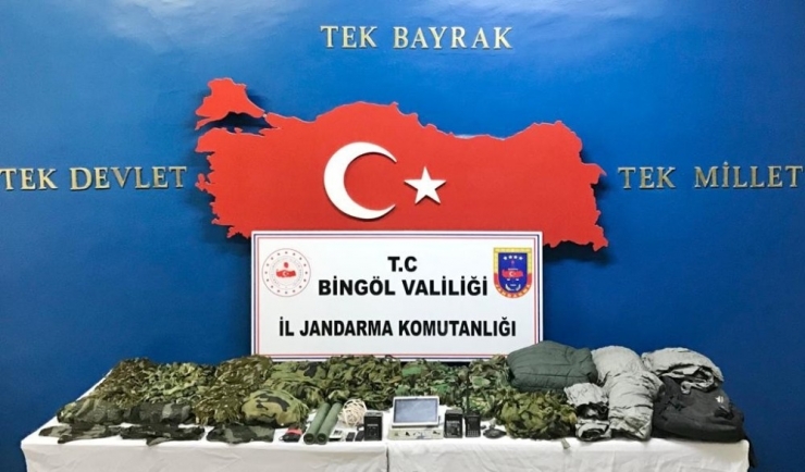 Bingöl’de Terör Operasyonu, Çok Sayıda Malzeme Ele Geçirildi