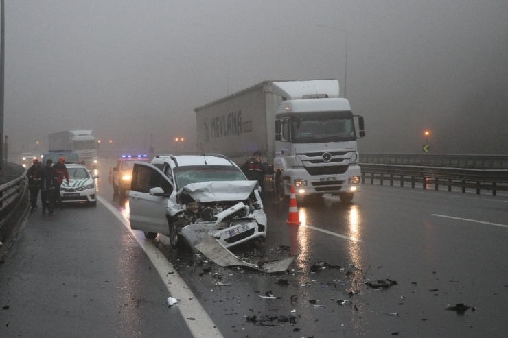 Bolu’da Tem Otoyolu’nda Kaza: 6 Yaralı