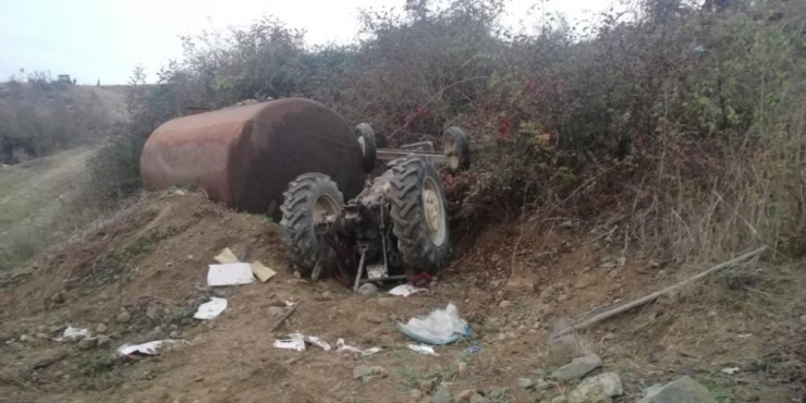 Traktörün Altında Kaldı