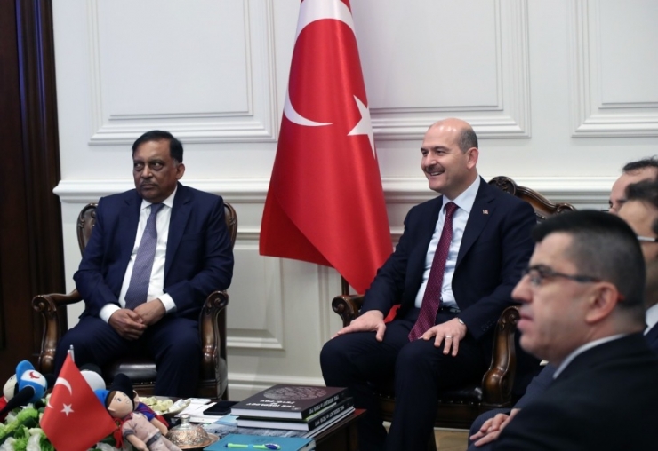 İçişleri Bakanı Soylu, Bangladeşli Mevkidaşını Ağırladı