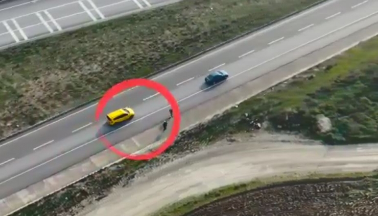 Kurallara Uymayan Sürücüler ’Drone’dan Kaçamadı: 4 Bin 189 Tl İdari Para Ceza