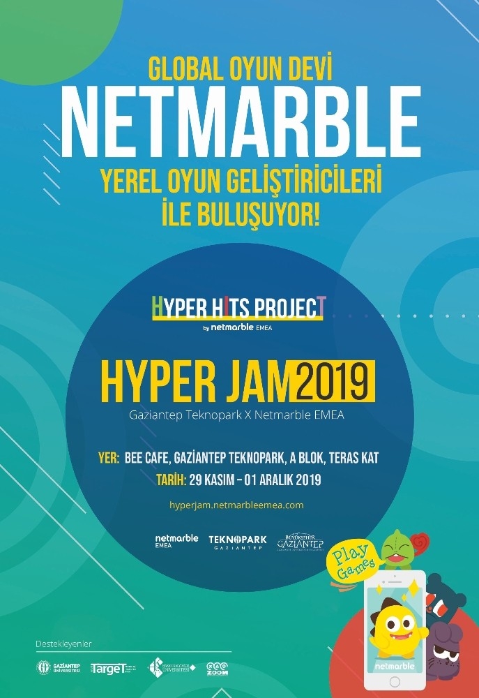 Oyun Geliştirme Maratonu Hyper Jam Gaziantep’te Yapılacak