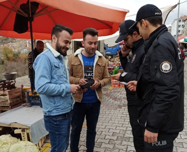 Polisten Esnaf Ve Vatandaşa Uyarı