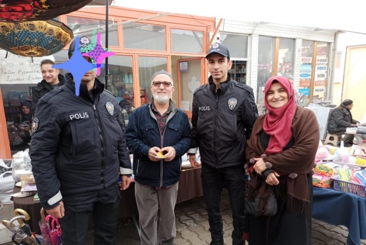 Polisten Esnaf Ve Vatandaşa Uyarı