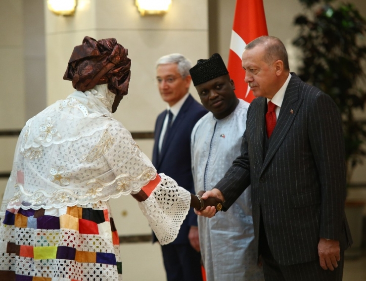 Cumhurbaşkanı Erdoğan, Gambiya Büyükelçisini Kabul Etti