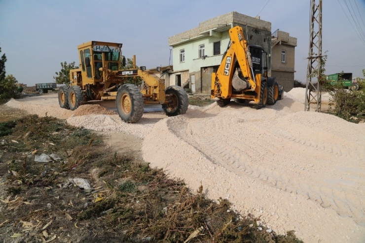 Haliliye’de Yol Çalışmaları Devam Ediyor