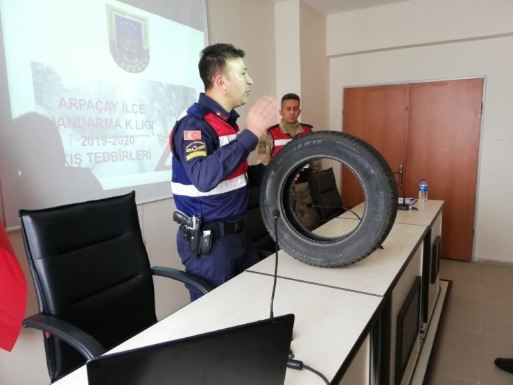 Kars’ta Kış Lastiği Ve Kış Tedbirleri Semineri