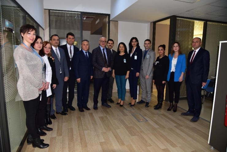 Başkan Ergün’e Sağlık Sunumu