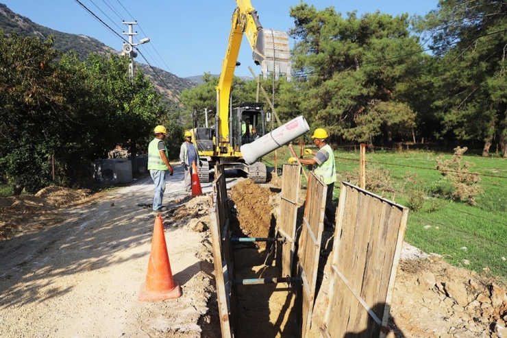 Ula’da Alt Yapının Yüzde 85’i Tamamlandı