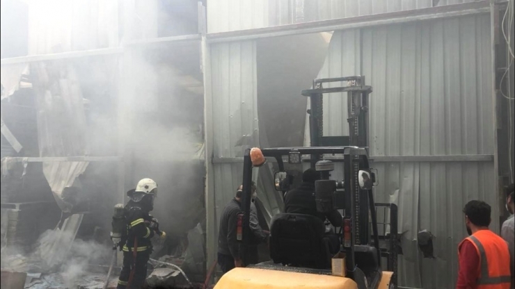 Fatsa Osb’de Fabrikada Yangın