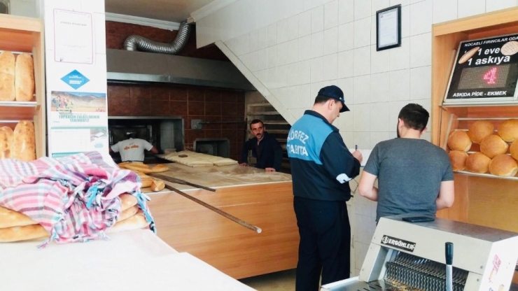 Körfez Zabıtasından Fırın Ve Kantinlerde İnceleme