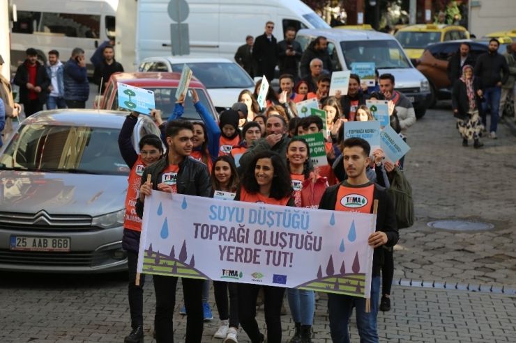 Tema Vakfı Üyeleri Bu Kez Erozyon İçin Yürüdü