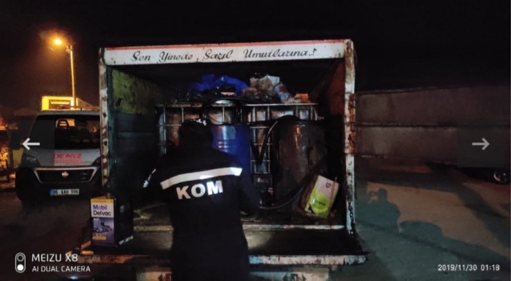 Bandırma’da 10 Ton Kaçak Akaryakıt Yakalandı