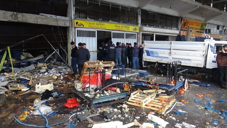 Diyarbakır Sebze Ve Meyve Hali’ndeki Patlama