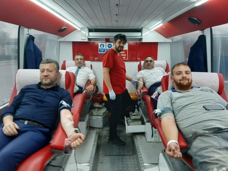 Ulaşımpark Çalışanları Kan Bağışında Bulundu