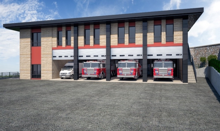 Bağçeşme İtfaiye Müfrezesi Yükseliyor