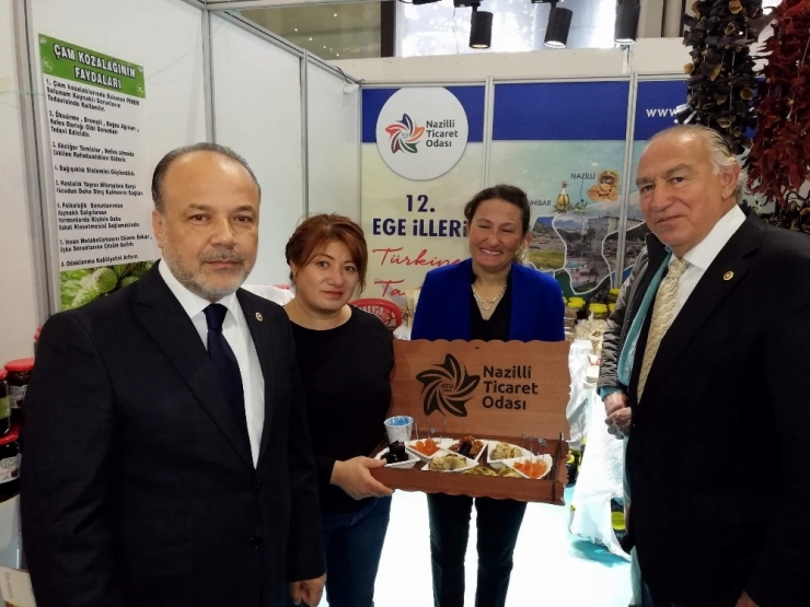 Nazilli Ticaret Odası İncir Cipsi Ve Kozalak Reçelini Ankara’da Tanıttı