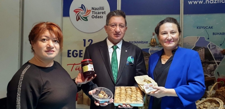 Nazilli Ticaret Odası İncir Cipsi Ve Kozalak Reçelini Ankara’da Tanıttı