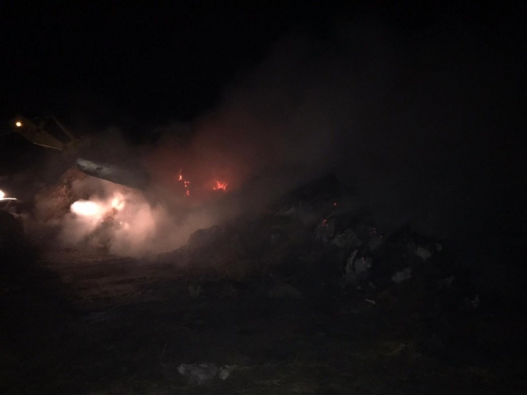 Tarım İşletmesinde Yangın Çıktı