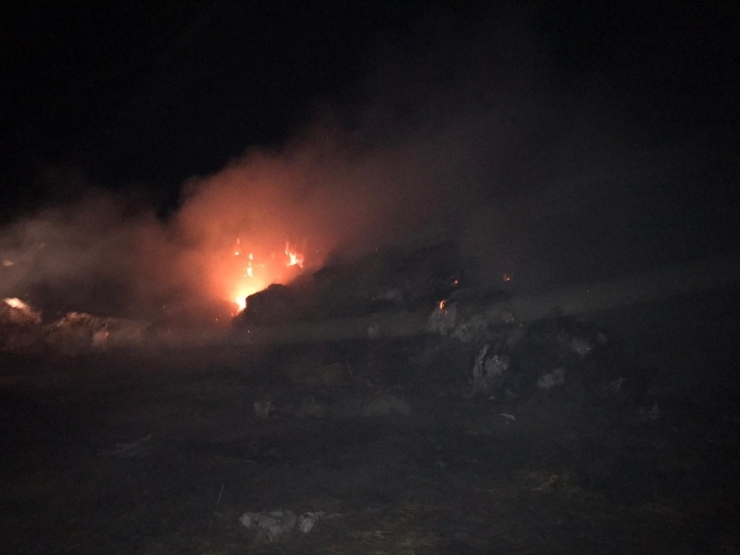 Tarım İşletmesinde Yangın Çıktı