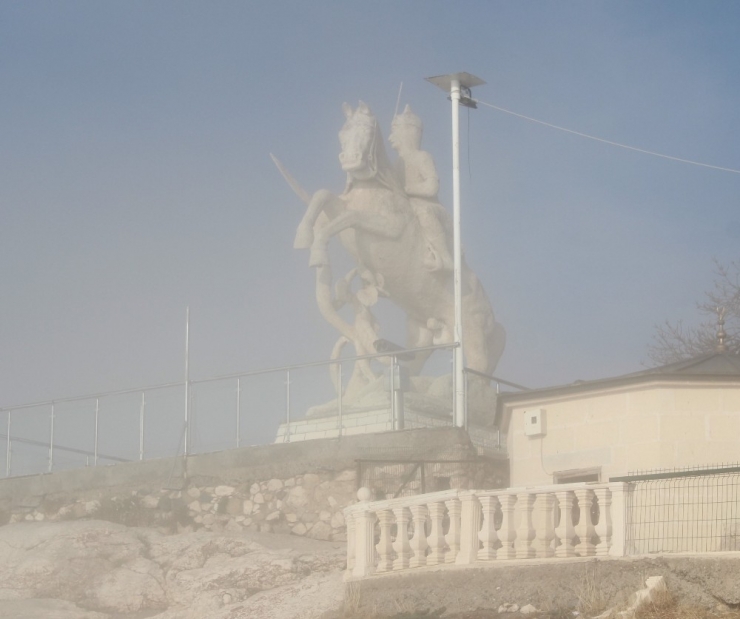 Harput’ta Sis Güzel Görüntüler Oluşturdu
