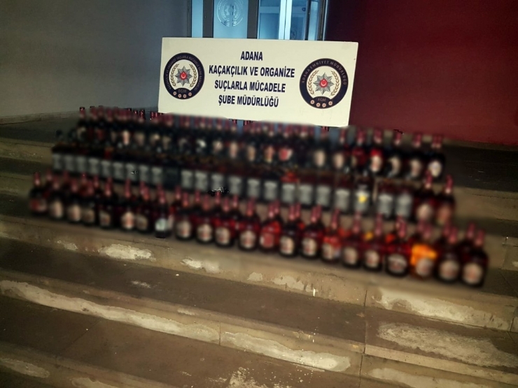 Adana’da Kaçak İçki Operasyonu