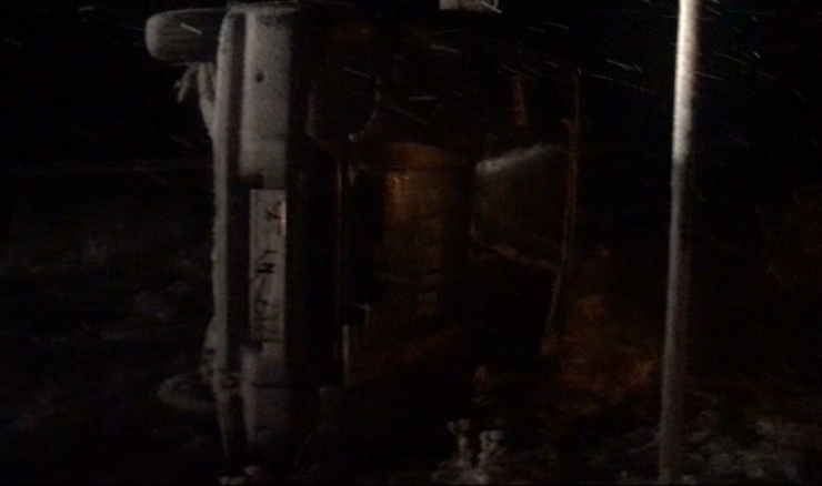 Sivas’ta Minibüs Devrildi